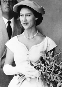 Bouquet Prints: Princess Margaret during her solo tour aboard Britannia to the British colonies in