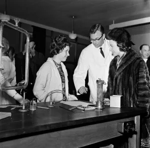 Princess Margaret visits the Albert Memorial School in Collyhurst, Manchester