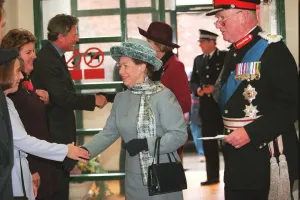 Smile Prints: Princess Margaret visits the Eric Tolhurst centre in Blyth