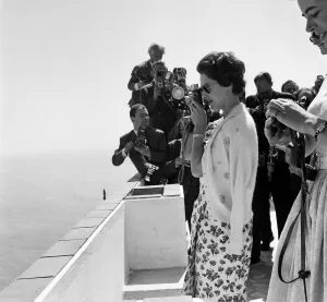 01255 Prints: Princess Margaret visits Nazare, Portugal. 9th June 1959