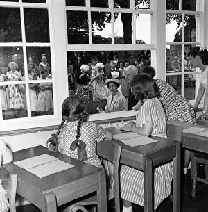 Disabled Prints: Princess Margaret visits the Royal Normal College for the Blind at Rowton Castle
