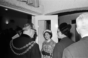 01164 Prints: Princess Margaret visits the Sparkbrook Association Family Centre. 20th November 1968