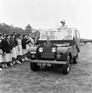 01257 Prints: Princess Margaret visits St Johns Ambulance Brigade at Saint Peter Port, Guernsey