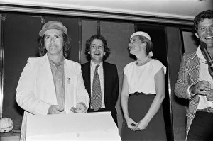 Pianist Prints: Princess Michael of Kent and Elton John at the Music Therapy Charity Luncheon