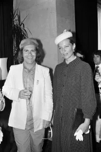 Princess Michael of Kent and Elton John at the Music Therapy Charity Luncheon