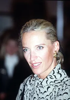 Princess Michael of Kent at the Mall Galleries February 1987