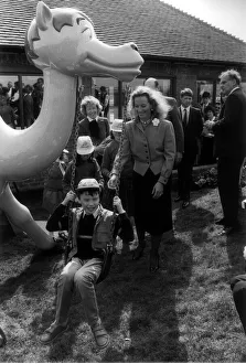 Duties Prints: Princess Michael of Kent opening a Happy Eater cafe May 1985 on the A3 in Surrey