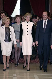Princess and Princess of Wales Official Overseas Visit to France