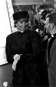 THE PRINCESS OF WALES ARRIVES AT FUNCTION DURING HER VISIT TO TYNESIDE - 1983