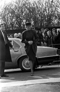 THE PRINCESS OF WALES ARRIVES AT FUNCTION DURING HER VISIT TO TYNESIDE - 1983