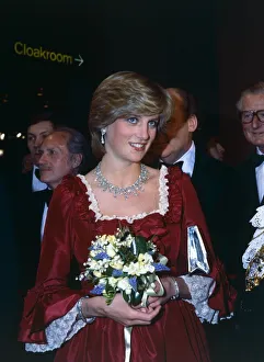 Princess of Wales attends a royal gala performance of The night of Knights