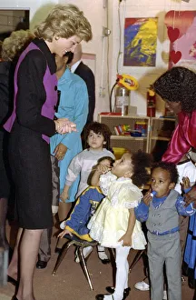 00066 Prints: The Princess of Wales makes a solo overseas visit to the United States, February 1989