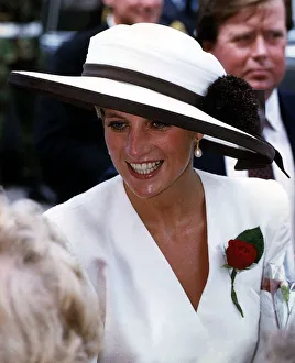 The Princess of Wales at Portsmouth for a ceremony celebrating the safe return of