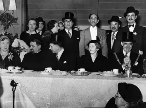 Jewish Prints: Some of the principal guests at the opening ceremony and consecration of the new Cardiff