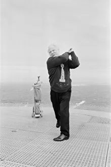 Principle Lighthouse Keeper Andy Bluer on the Bishops Rock Lighthouse