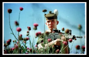 Private Frankie Nolan RHF Macedonia 2nd June 1999 Scots soldier from Kilmarnock