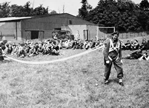 Parachute Prints: Private Williamson W. of the 1st parachute Brigade of RAF Belton Park near Grantham
