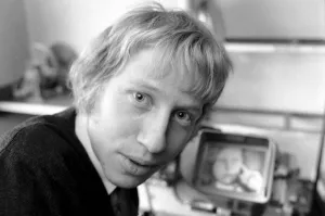 Producer John Goldschmidt working on his film of Bernadette Devlin