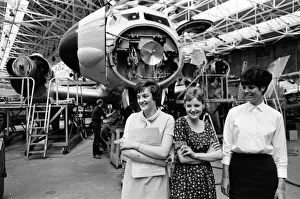 Production of the Hawker Siddeley 748 at Woodford Aerodrome, Greater Manchester