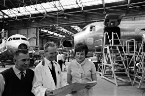01403 Prints: Production of the Hawker Siddeley 748 at Woodford Aerodrome, Greater Manchester