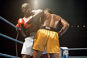 01103 Prints: Professional debut for the 1988 Super Heavyweight Olympic Gold Medalist Lennox Lewis