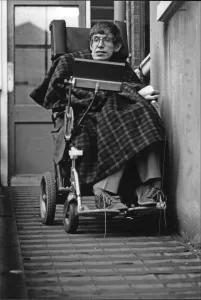 Science Prints: Professor Stephen Hawking, Cambridge December 1990