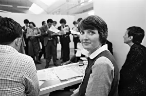 00960 Prints: Prospective Labour member of Parliament Harriet Harman attending the Labour Party