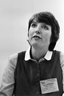 00960 Prints: Prospective Labour member of Parliament Harriet Harman attending the Labour Party