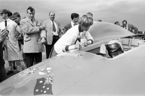 00380 Prints: Proteus Bluebird, the car in which Donald Campbell broke the World Automobile Speed