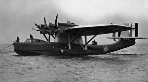 1930 Prints: Prototype Blackburn RB. 2 Sydney seen here moored close to the Blackburn works at Brough