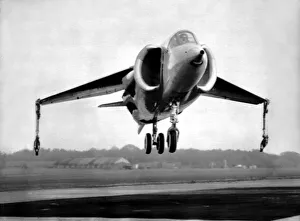 Experimental Prints: The prototype Hawker Siddeley P. 1127 / Kestrel vertical and short take off aircraft