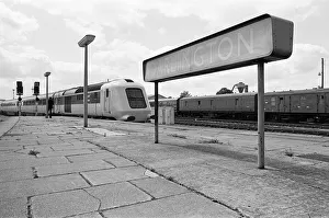 Prototype InterCity 125 diesel powered passenger train at Darlington Train Station
