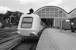 Prototype InterCity 125 diesel powered passenger train at Darlington Train Station
