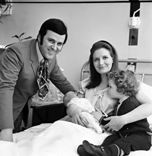 Newborn Prints: Proud father Terry Wogan allowed news crews to document his visit to Queen Charlotte
