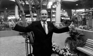 Opening Ceremony Prints: A proud John Hall pictured at the official opening of the MetroCentre shopping centre in