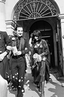 Punk rock wedding at Acton Town Hall of The Damned frontman Dave Vanian, 20