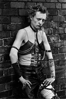 Punk Rockers at Woolwich. Accountancy student Ian Hodge who gave up studying for
