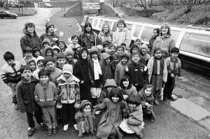 Barge Prints: Pupils of Birkby Infants School took a trip along the Huddersfield Narrow Canal to