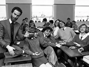 Lesson Prints: Pupils at a Cleveland school were invited to singalong instead of chattering in the class
