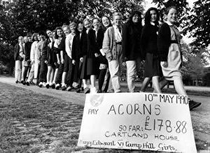 Pupils and Teachers from King Edwards Camp Hill Girls School in Kings Heath with a