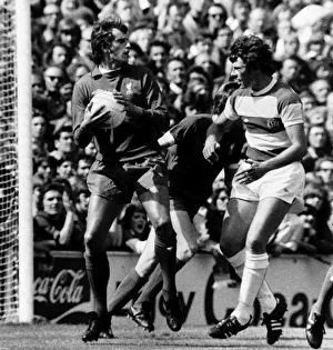 QPR v Liverpool league match at Loftus Road August 1975
