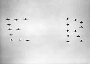 Formation Prints: The Queen and the Duke of Edinburgh flew to Scotland yesterday (4-6-57