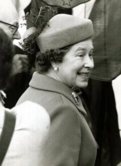 Images Dated 11th March 1985: Queen Elizabeth II attending the Commonwealth Day service at Westminster Abbey