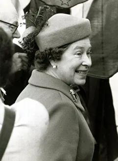 Queen Elizabeth II attending the Commonwealth Day service at Westminster Abbey