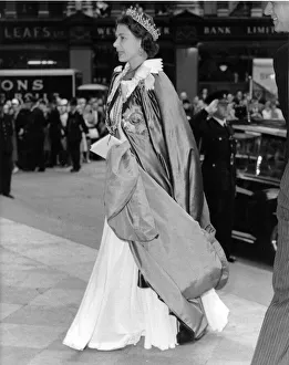 Queen Elizabeth II attends the annual Service of the Order of the Garter - The Queen in