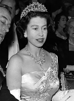 Queen Elizabeth II attends the premiere of the film Dunkirk