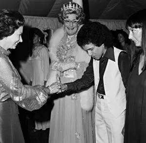 Queen Elizabeth II, Dame Edna Everage (Barry Humphries)