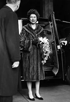 Dock Prints: Queen Elizabeth II, in Merseyside to open the Langton River Entrance at Langton Dock