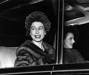 Queen Elizabeth II, in Merseyside to open the Langton River Entrance at Langton Dock