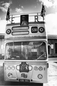 Queen Elizabeth II - North East Leg of The Jubilee Tour 1977 to celebrate the Silver